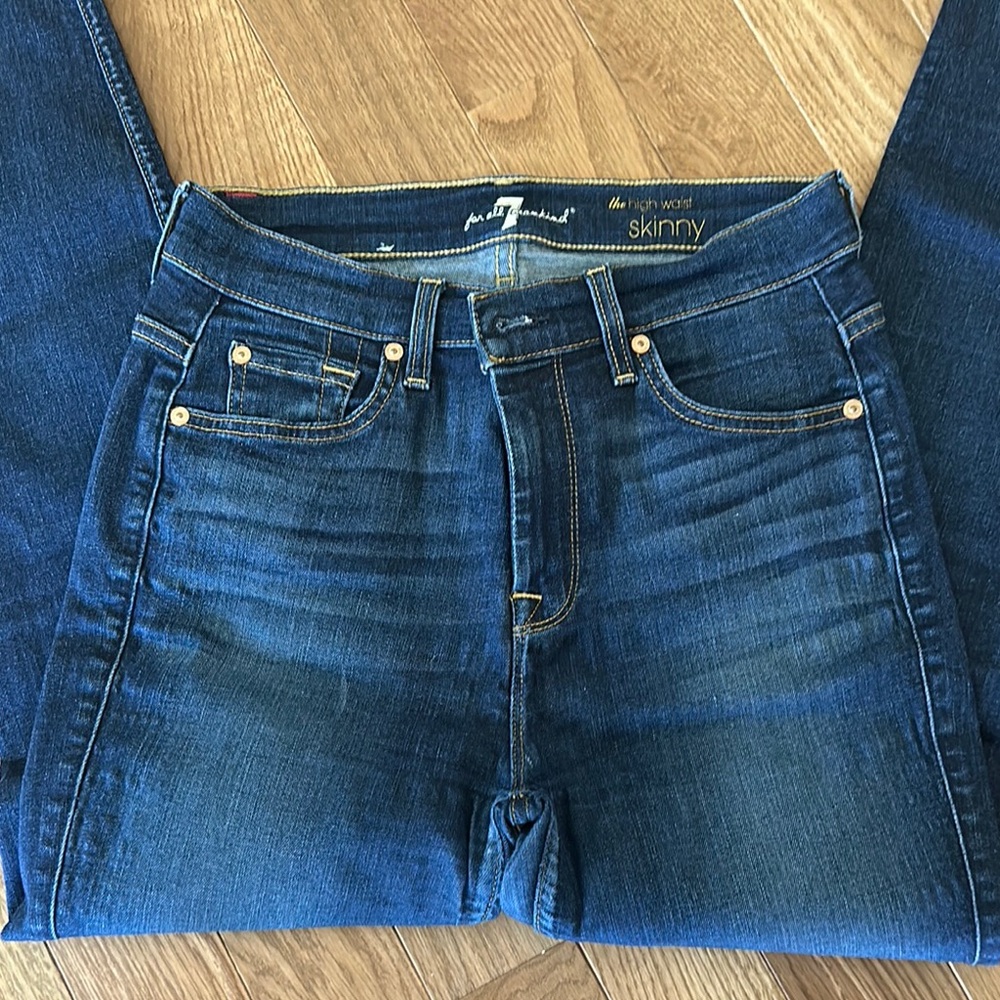 7 For All Mankind Women's Blue Jeans